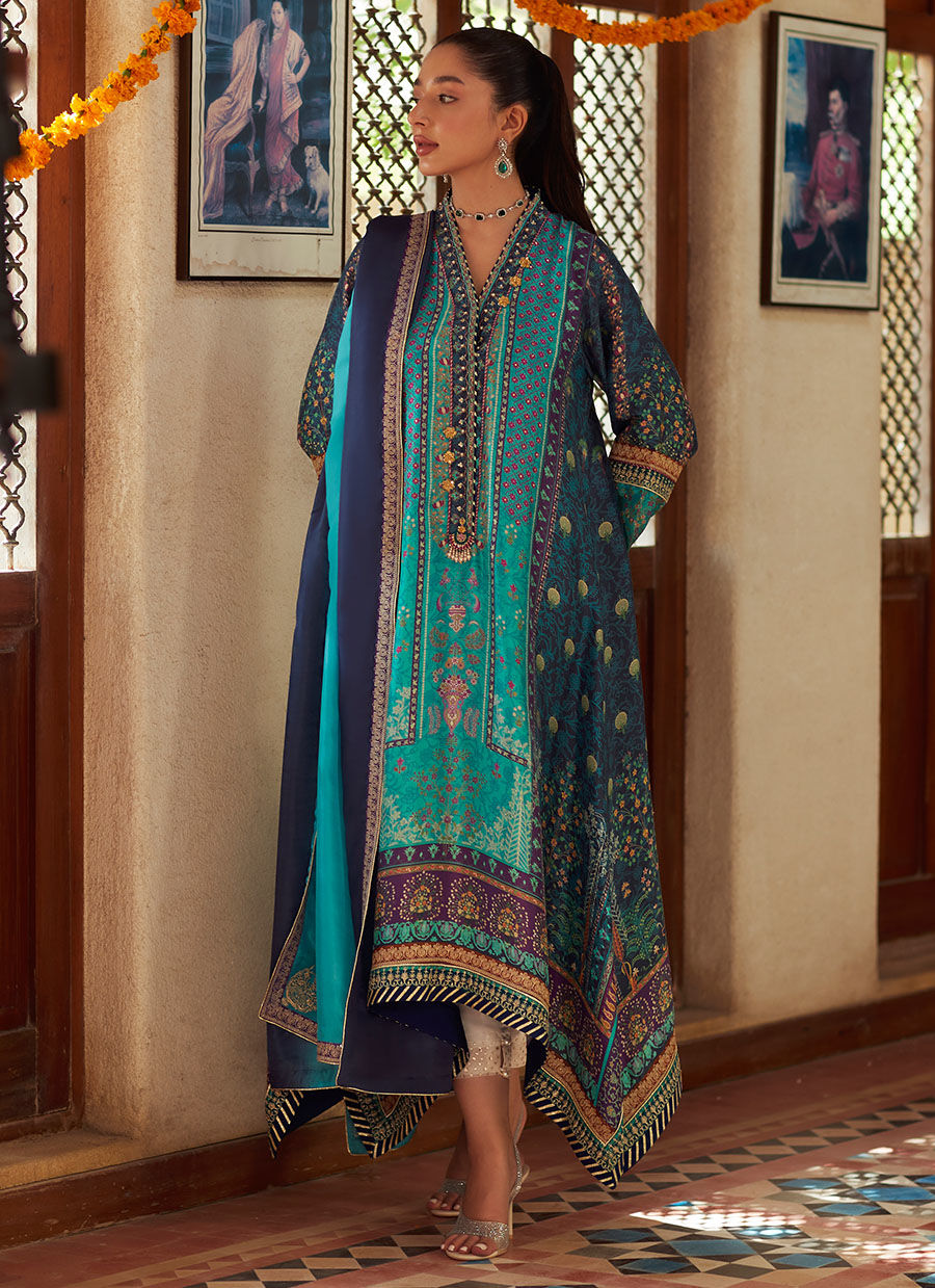 Farah Talib Aziz | Designer Picks 24 | COCO FEROZI SHIRT AND DUPATTA by Farah Talib Aziz - Designer Dress - Type: Ladies Clothes - Available at Libayah - 100% Original