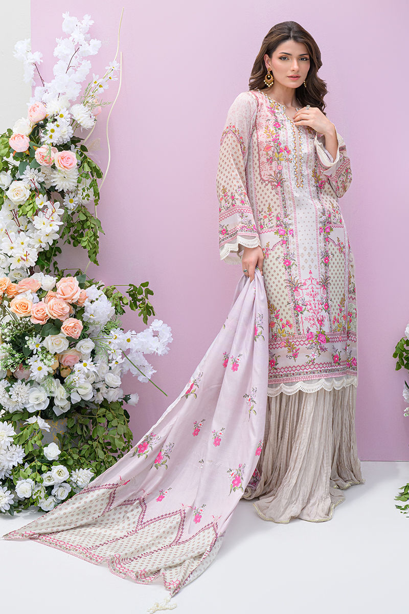 Fatima Khan | Eid Digital Silk Prints | Floralia by Fatima Khan - Designer Dress - Type: Ladies Clothes - Available at Libayah - 100% Original