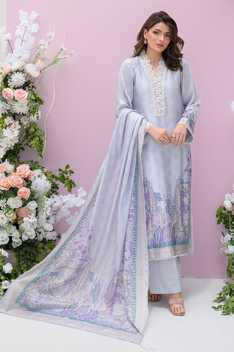Fatima Khan | Eid Digital Silk Prints | Dawn by Fatima Khan - Designer Dress - Type: Ladies Clothes - Available at Libayah - 100% Original