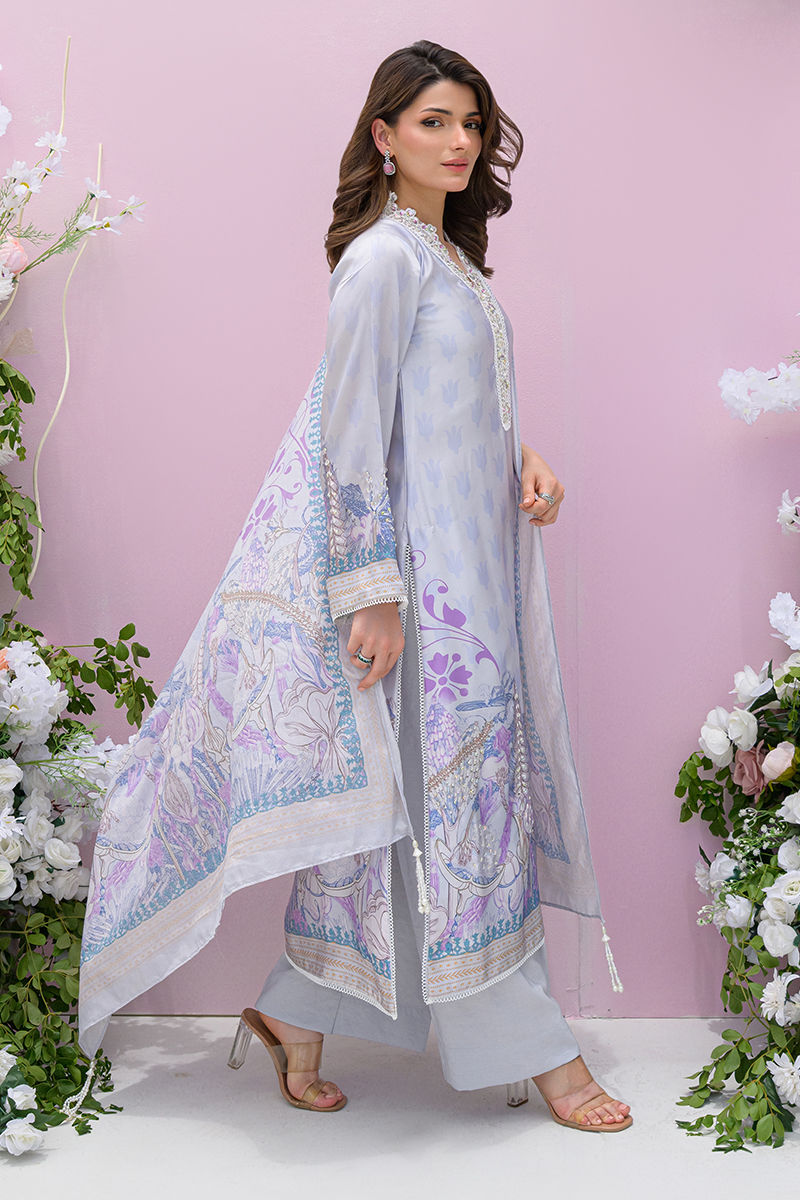 Fatima Khan | Eid Digital Silk Prints | Dawn by Fatima Khan - Designer Dress - Type: Ladies Clothes - Available at Libayah - 100% Original