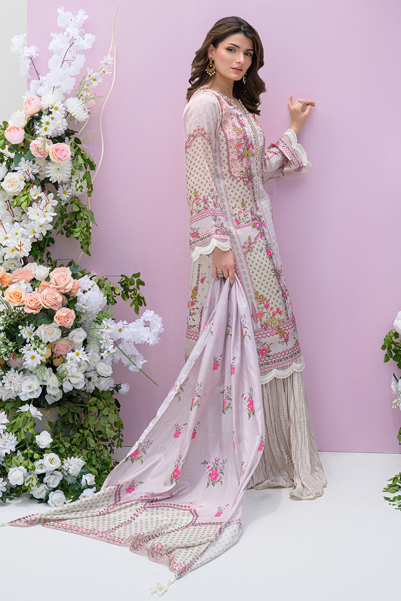 Fatima Khan | Eid Digital Silk Prints | Floralia by Fatima Khan - Designer Dress - Type: Ladies Clothes - Available at Libayah - 100% Original