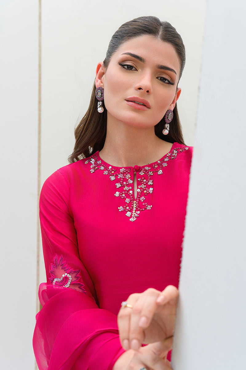 Fatima Khan | Serene Eid Luxe Pret | Pinktastic by Fatima Khan - Designer Dress - Type: Ladies Clothes - Available at Libayah - 100% Original