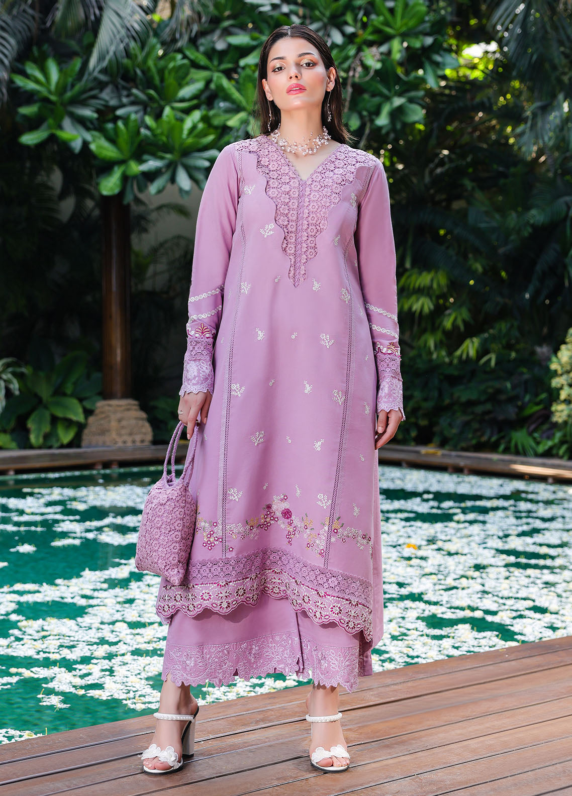 Sahane | Lovent Embroidered Pret 25 | ME23002 Helena by Sahane - Designer Dress - Type: Ladies Clothes - Available at Libayah - 100% Original