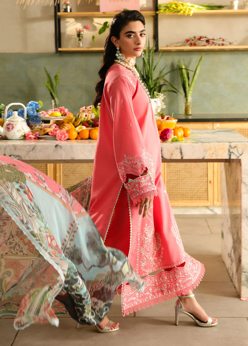 Sahane | In Laws in Lawn Eid Edit | CT-21006 Rosetta by Sahane - Designer Dress - Type: Ladies Clothes - Available at Libayah - 100% Original