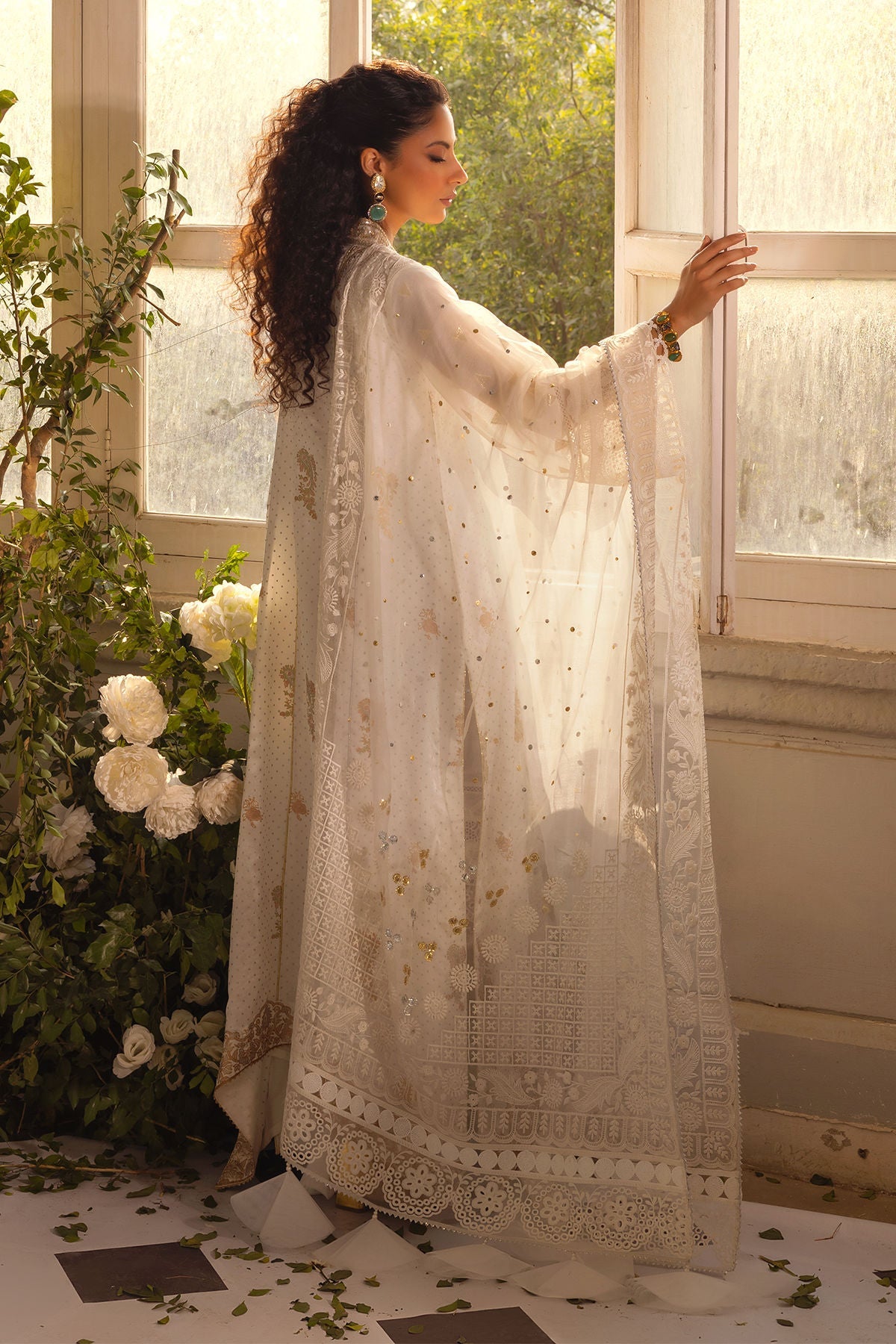 Annus Abrar | Designer Picks 24 | RANO KAFTAN CUT SHIRT by Annus Abrar - Designer Dress - Type: Ladies Clothes - Available at Libayah - 100% Original