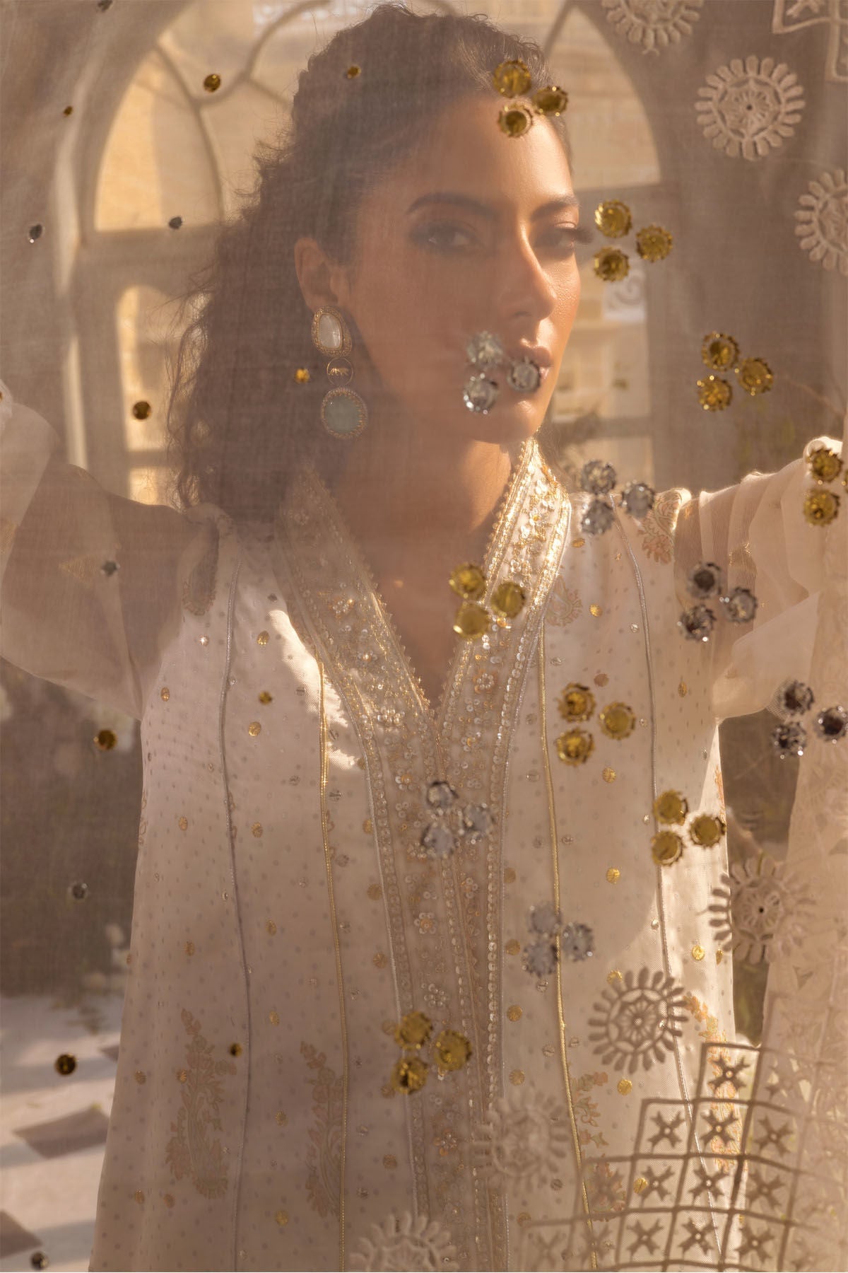 Annus Abrar | Designer Picks 24 | RANO KAFTAN CUT SHIRT by Annus Abrar - Designer Dress - Type: Ladies Clothes - Available at Libayah - 100% Original