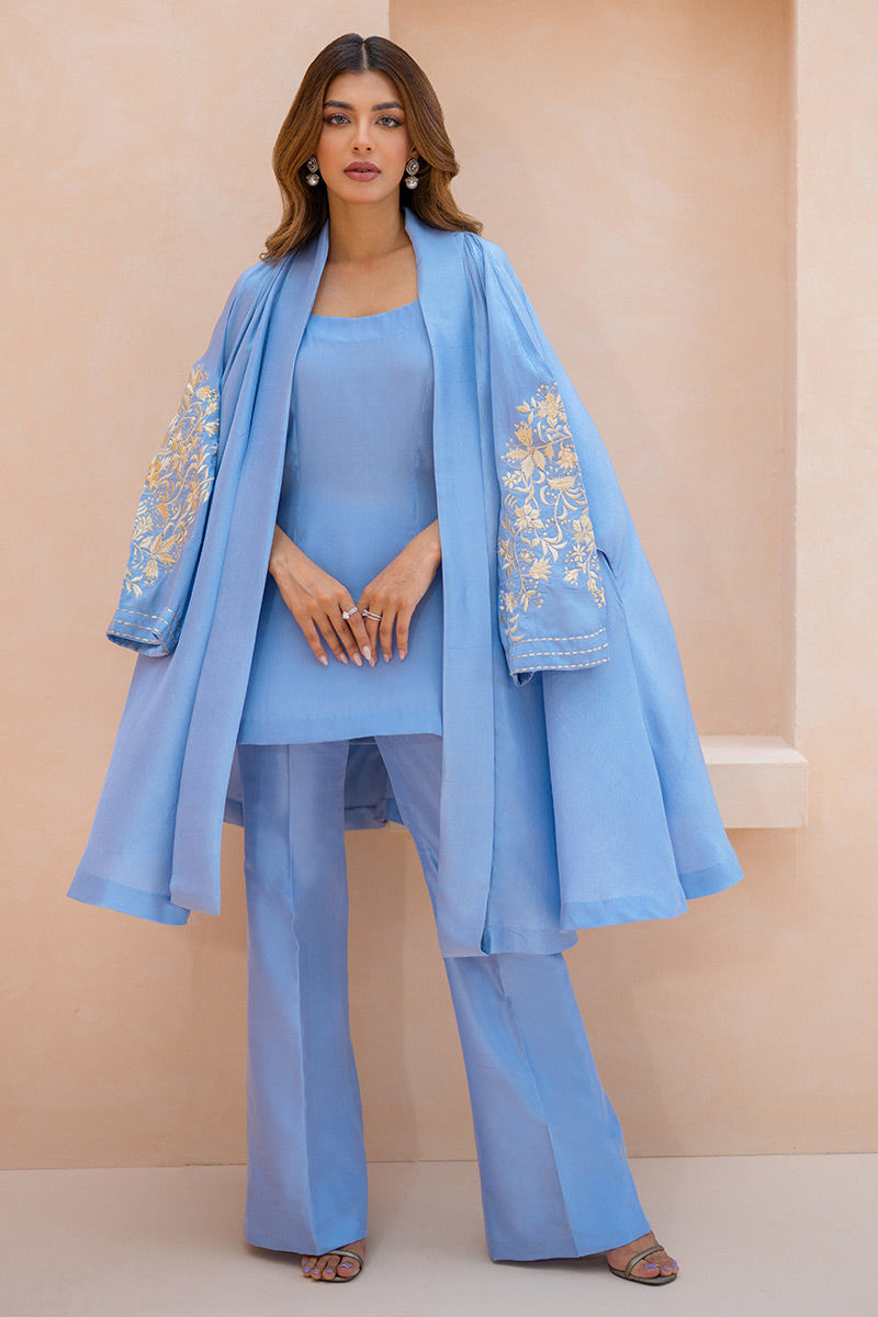 Ansab Jahangir | Luxury Silk Pret | LUMINARA by Ansab Jahangir - Designer Dress - Type: Ladies Clothes - Available at Libayah - 100% Original