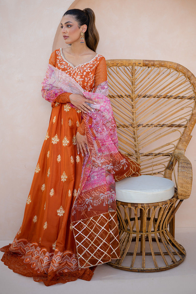 Ansab Jahangir | Luxury Silk Pret | AMBER LUXURIA by Ansab Jahangir - Designer Dress - Type: Ladies Clothes - Available at Libayah - 100% Original