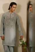 Pakisatni Menswear | Mohsin Naveed Ranjah | Wasiq by MNR - Designer Dress - Type: MensWear - Available at Libayah - 100% Original