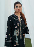 Farah Talib Aziz | Designer Picks 24 | PETRA BLACK EMBROIDERED SHIRT AND DUPATTA by Farah Talib Aziz - Designer Dress - Type: Ladies Clothes - Available at Libayah - 100% Original