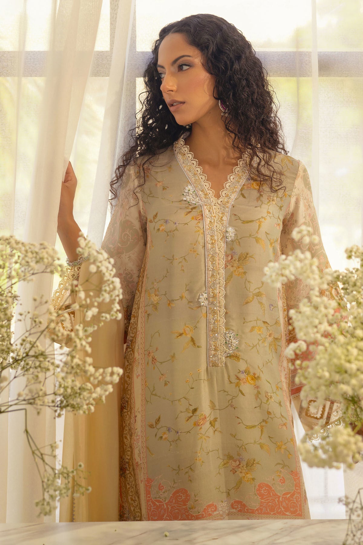 Annus Abrar | Luxe Silk Pret | RESHMA-SHIRT AND DUPATTA by Annus Abrar - Designer Dress - Type: Ladies Clothes - Available at Libayah - 100% Original