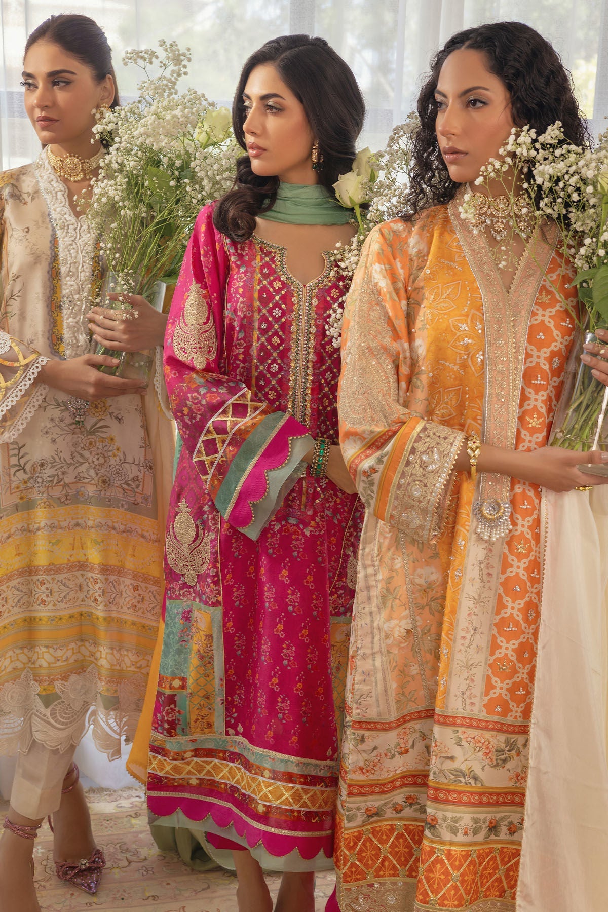 Annus Abrar | Luxe Silk Pret | RENYA-SHIRT AND DUPATTA by Annus Abrar - Designer Dress - Type: Ladies Clothes - Available at Libayah - 100% Original