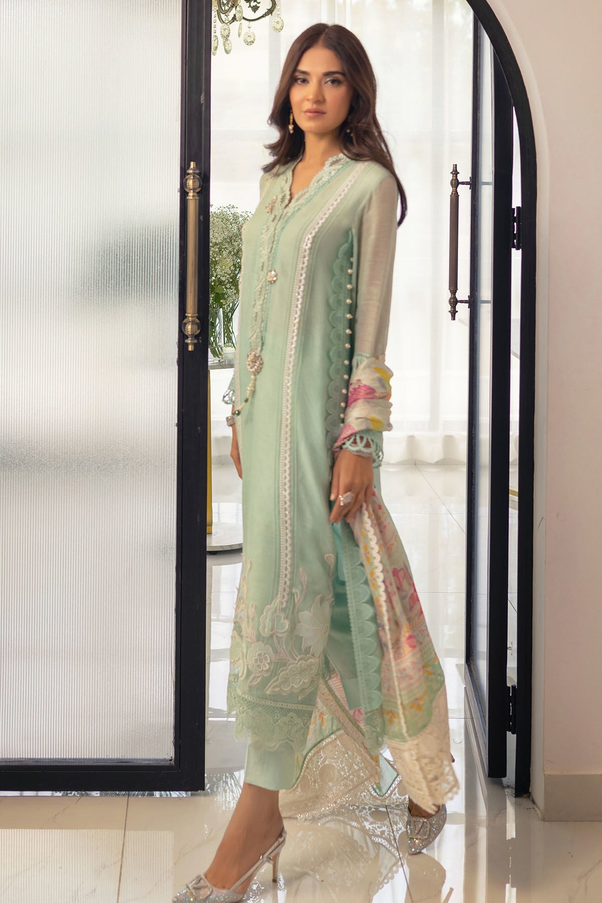 Annus Abrar | Designer Picks 24 | ZIKASHA - SHIRT, PANTS AND DUPATTA by Annus Abrar - Designer Dress - Type: Ladies Clothes - Available at Libayah - 100% Original