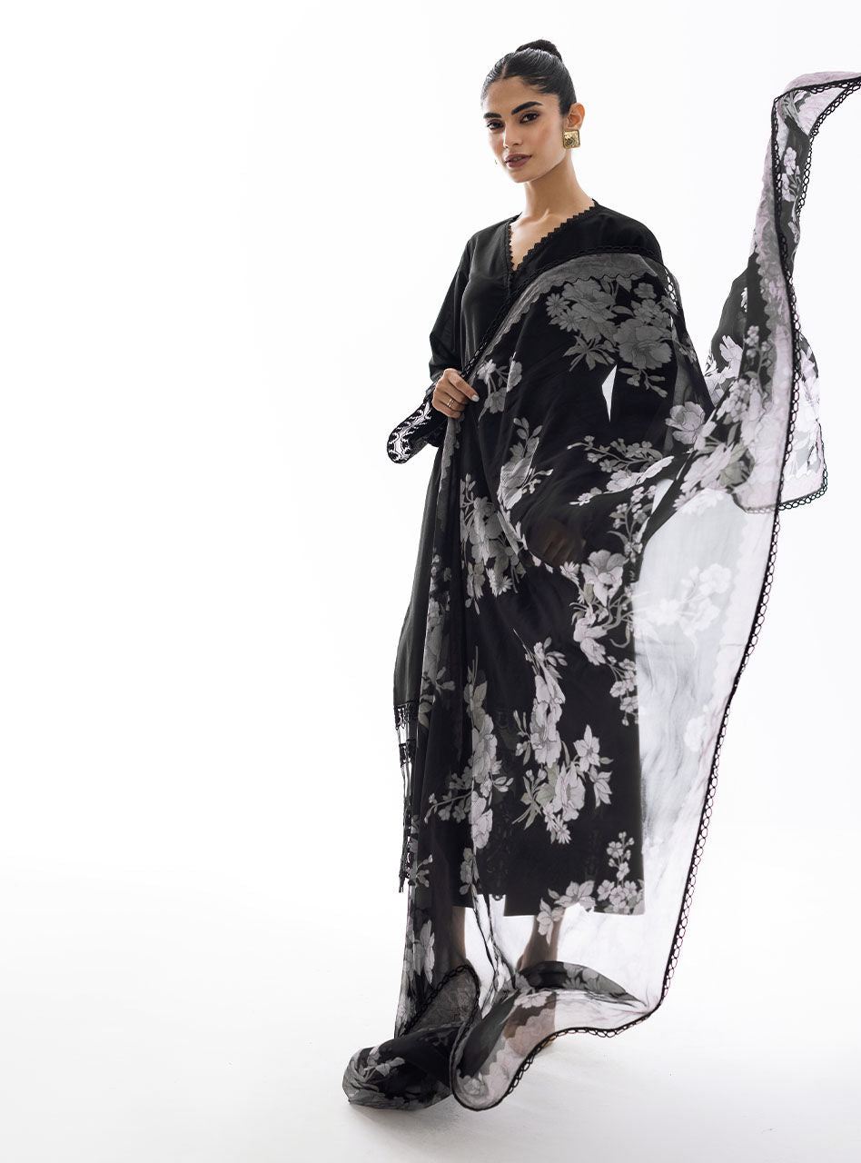 Zainab Chottani | Casual Pret | BLACK GLAZE by Zainab Chottani - Designer Dress - Type: Casuals - Available at Libayah - 100% Original
