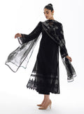 Zainab Chottani | Casual Pret | BLACK GLAZE by Zainab Chottani - Designer Dress - Type: Casuals - Available at Libayah - 100% Original