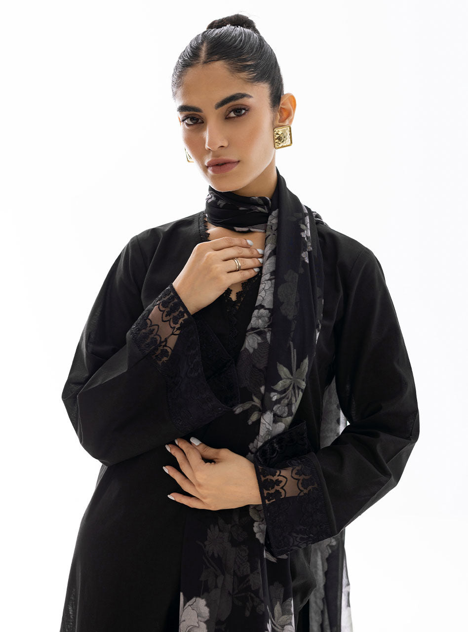 Zainab Chottani | Casual Pret | BLACK GLAZE by Zainab Chottani - Designer Dress - Type: Casuals - Available at Libayah - 100% Original