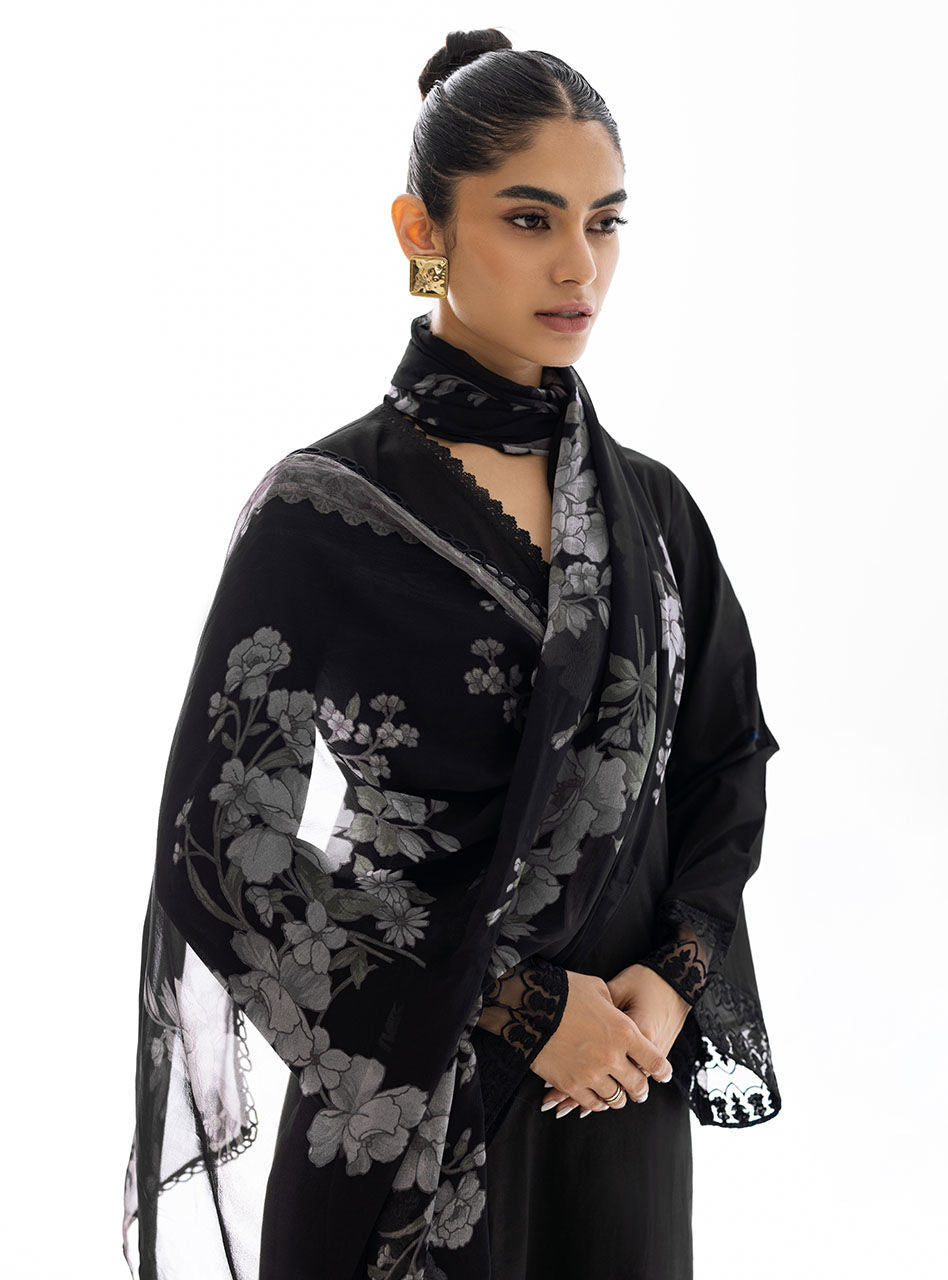 Zainab Chottani | Casual Pret | BLACK GLAZE by Zainab Chottani - Designer Dress - Type: Casuals - Available at Libayah - 100% Original