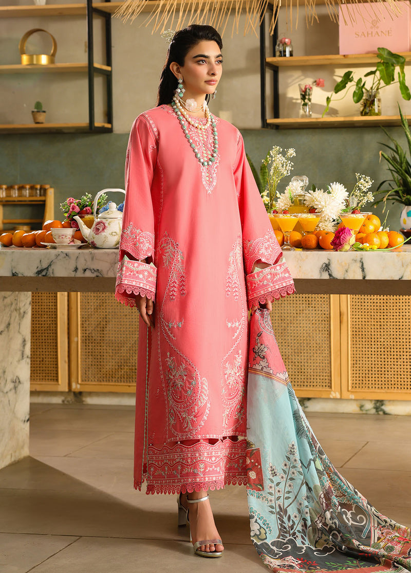 Sahane | In Laws in Lawn Eid Edit | CT-21006 Rosetta by Sahane - Designer Dress - Type: Ladies Clothes - Available at Libayah - 100% Original