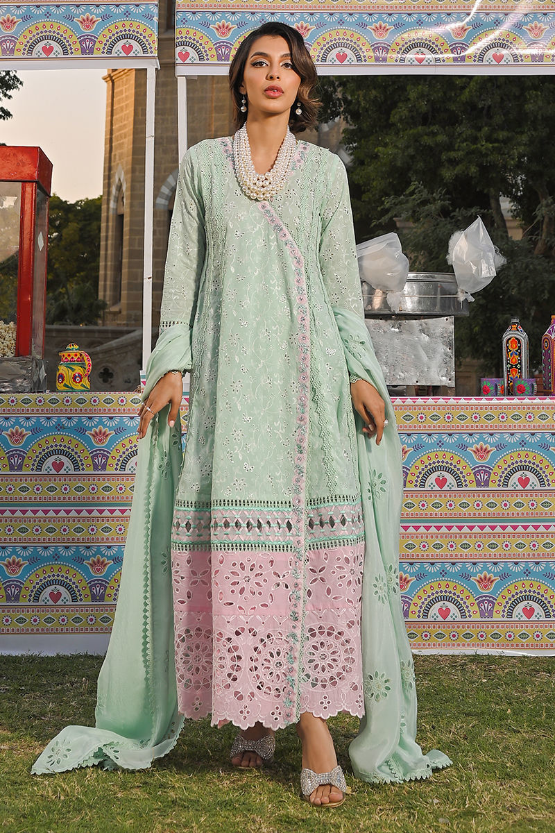 Ansab Jahangir | Chikankari | SAMAA by Ansab Jahangir - Designer Dress - Type: Ladies Clothes - Available at Libayah - 100% Original
