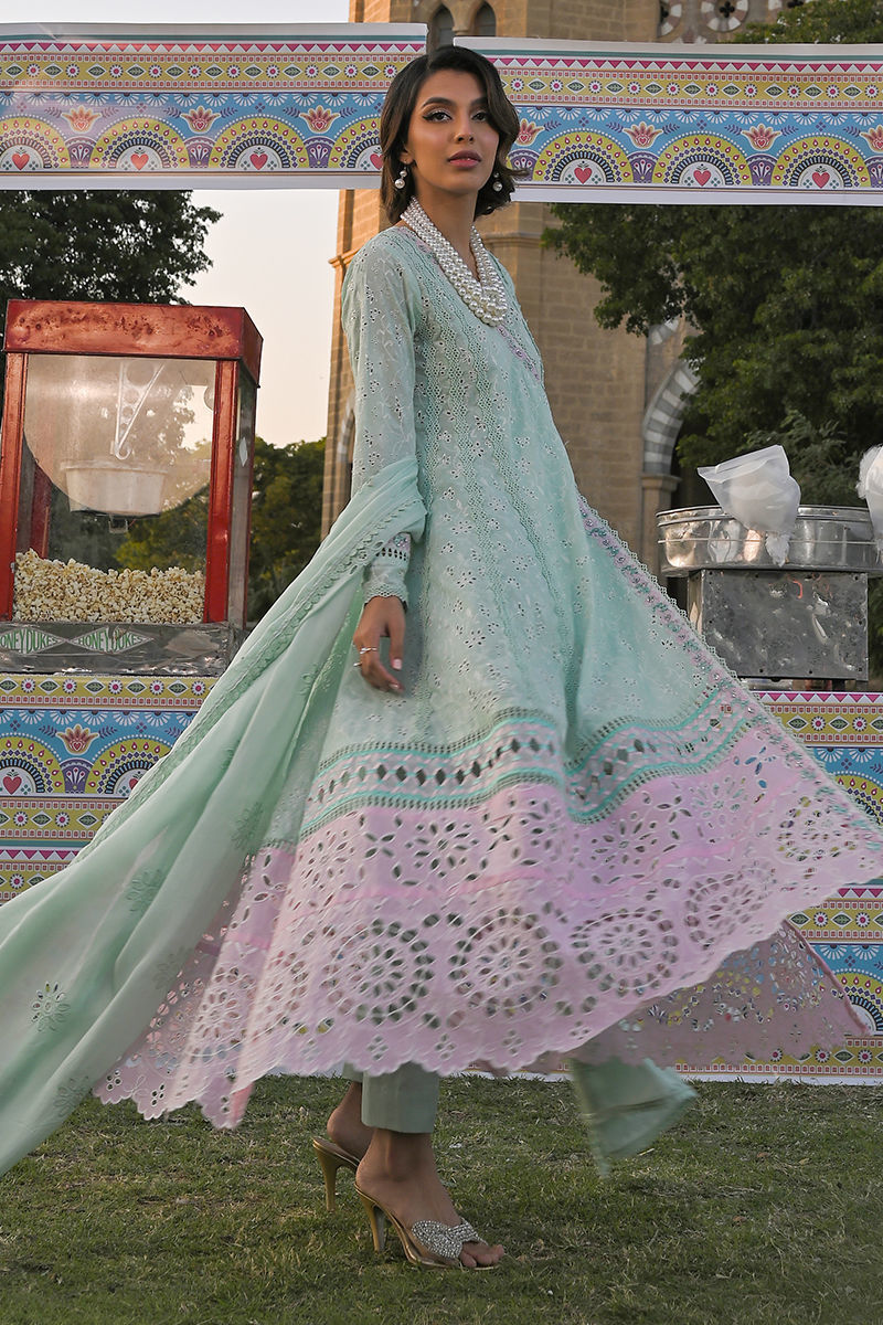 Ansab Jahangir | Chikankari | SAMAA by Ansab Jahangir - Designer Dress - Type: Ladies Clothes - Available at Libayah - 100% Original