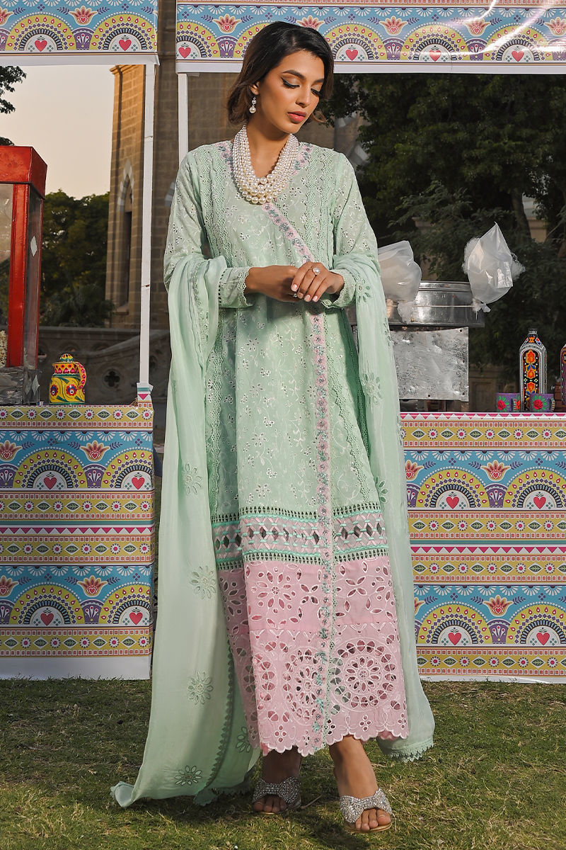 Ansab Jahangir | Chikankari | SAMAA by Ansab Jahangir - Designer Dress - Type: Ladies Clothes - Available at Libayah - 100% Original