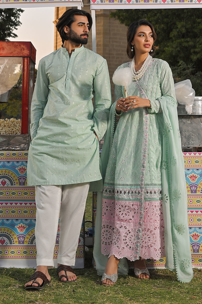 Ansab Jahangir | Chikankari | SAMAA by Ansab Jahangir - Designer Dress - Type: Ladies Clothes - Available at Libayah - 100% Original