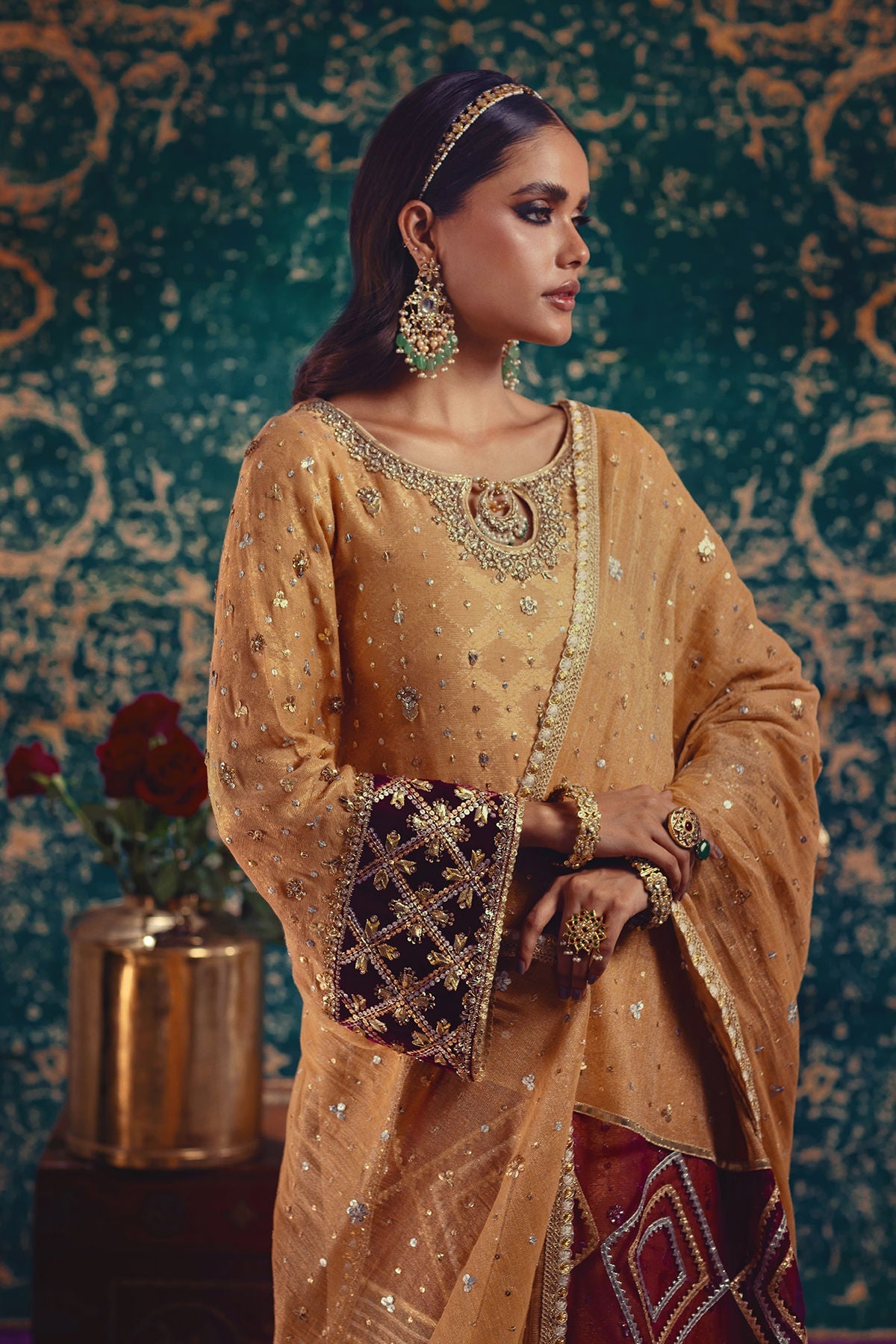 Annus Abrar | Mirha Winter Velour | Senara by Annus Abrar - Designer Dress - Type: Ladies Clothes - Available at Libayah - 100% Original
