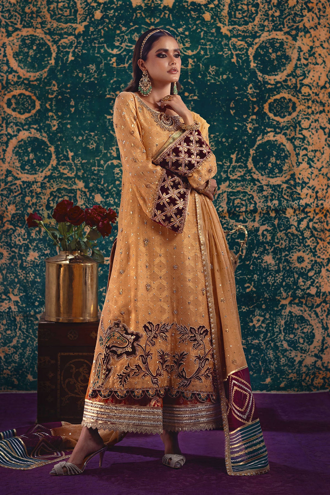 Annus Abrar | Mirha Winter Velour | Senara by Annus Abrar - Designer Dress - Type: Ladies Clothes - Available at Libayah - 100% Original