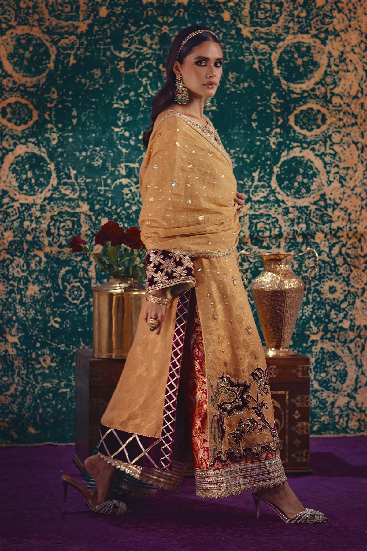 Annus Abrar | Mirha Winter Velour | Senara by Annus Abrar - Designer Dress - Type: Ladies Clothes - Available at Libayah - 100% Original