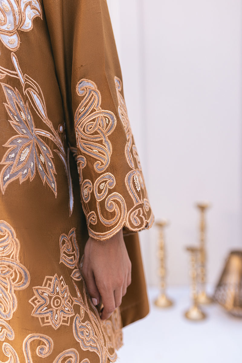 Ansab Jahangir | Luxe Pret Signature | MOCHA by Ansab Jahangir - Designer Dress - Type: Luxury - Available at Libayah - 100% Original
