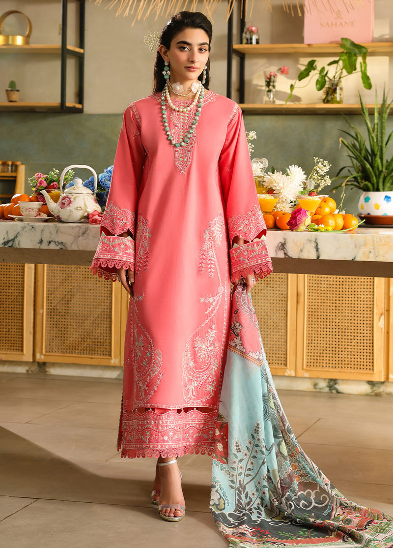 Sahane | In Laws in Lawn Eid Edit | CT-21006 Rosetta by Sahane - Designer Dress - Type: Ladies Clothes - Available at Libayah - 100% Original