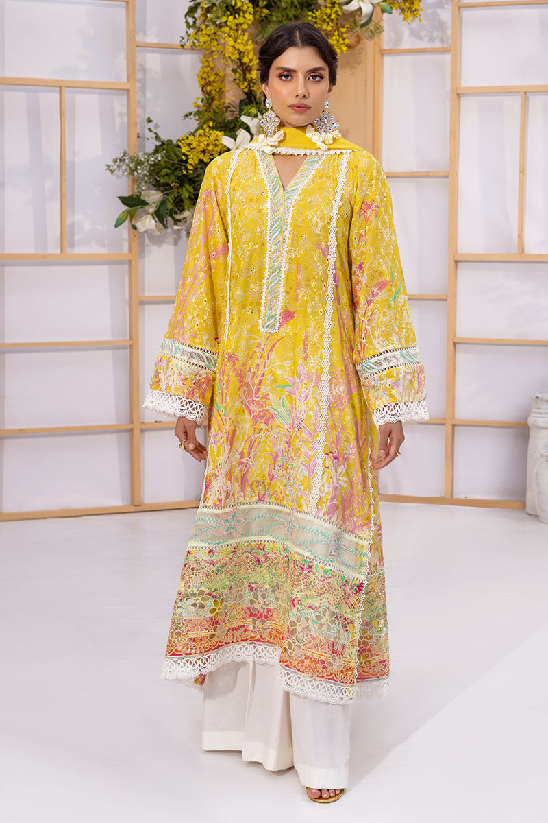 Ansab Jahangir | Chikankari | FEBA by Ansab Jahangir - Designer Dress - Type: Ladies Clothes - Available at Libayah - 100% Original