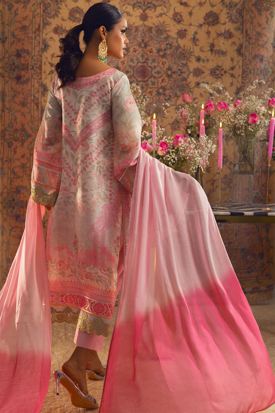 Annus Abrar | Lime Luxe Silk | Kira by Annus Abrar - Designer Dress - Type: Ladies Clothes - Available at Libayah - 100% Original
