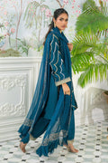 Annus Abrar | Sehr Eid Luxe | Izali Deep Teal by Annus Abrar - Designer Dress - Type: Ladies Clothes - Available at Libayah - 100% Original