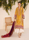 Farah Talib Aziz | Designer Picks 24 | ZARF OCHRE SHIRT AND DUPATTA by Farah Talib Aziz - Designer Dress - Type: Ladies Clothes - Available at Libayah - 100% Original