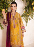 Farah Talib Aziz | Designer Picks 24 | ZARF OCHRE SHIRT AND DUPATTA by Farah Talib Aziz - Designer Dress - Type: Ladies Clothes - Available at Libayah - 100% Original
