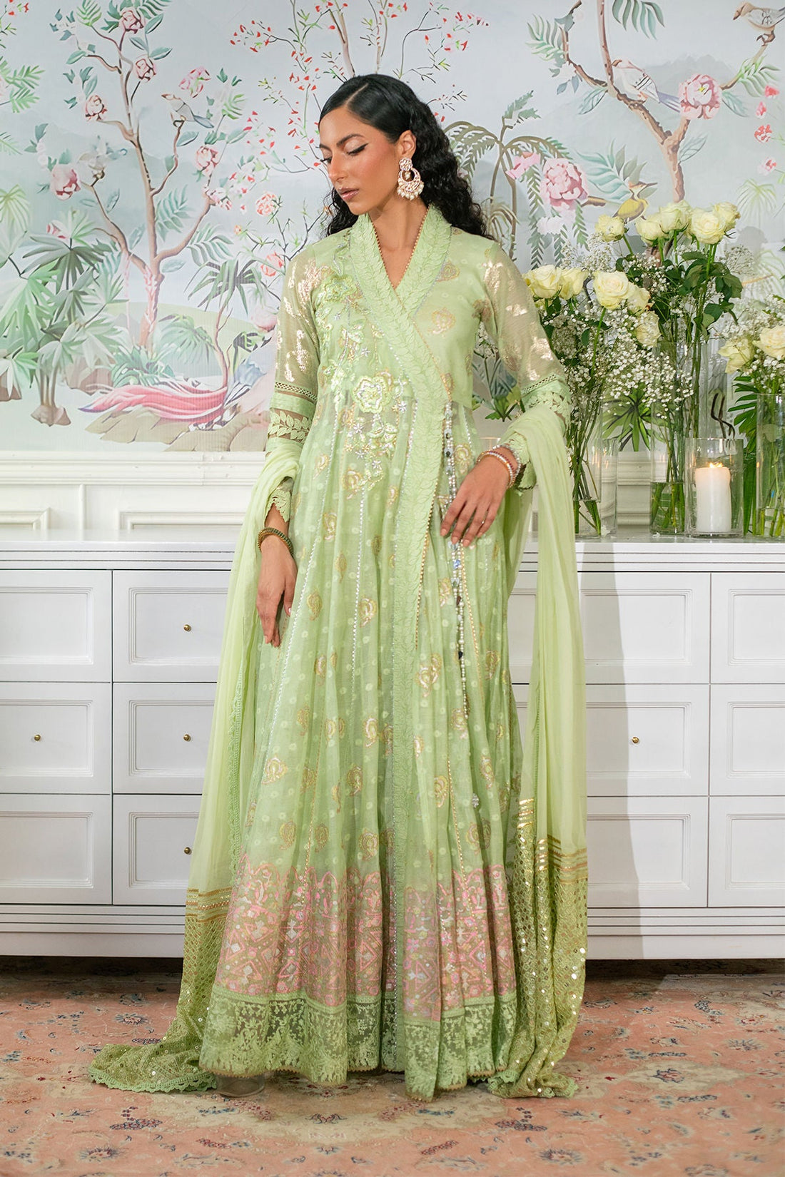 Annus Abrar | Sehr Eid Luxe | Nadi Mint by Annus Abrar - Designer Dress - Type: Ladies Clothes - Available at Libayah - 100% Original