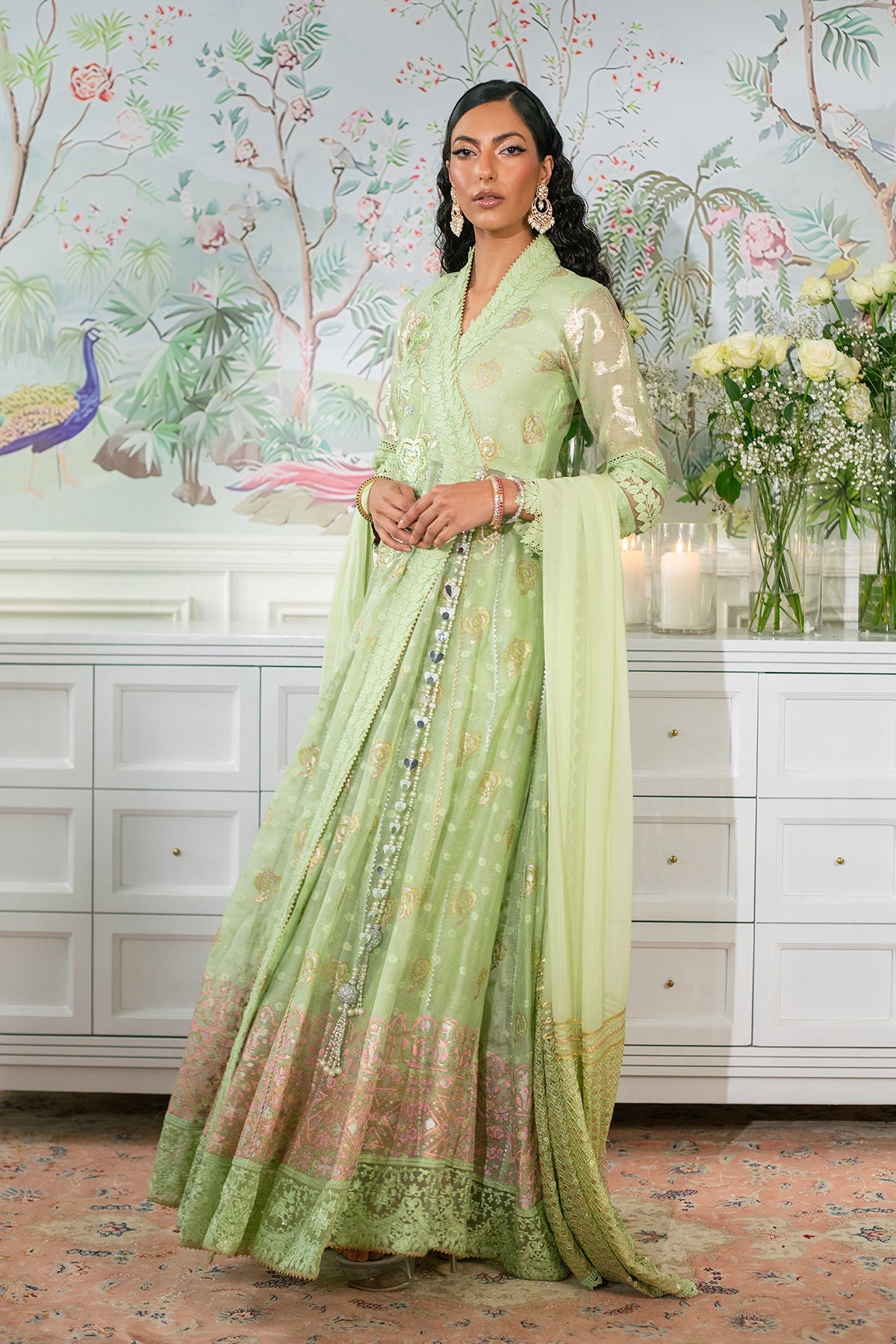 Annus Abrar | Sehr Eid Luxe | Nadi Mint by Annus Abrar - Designer Dress - Type: Ladies Clothes - Available at Libayah - 100% Original