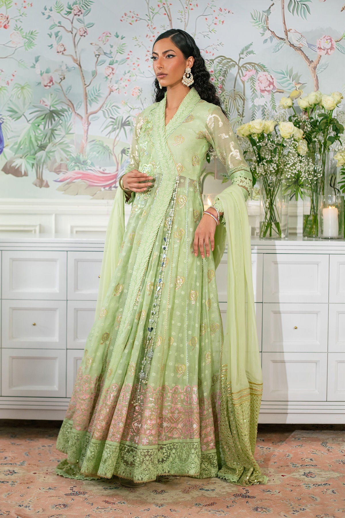Annus Abrar | Sehr Eid Luxe | Nadi Mint by Annus Abrar - Designer Dress - Type: Ladies Clothes - Available at Libayah - 100% Original
