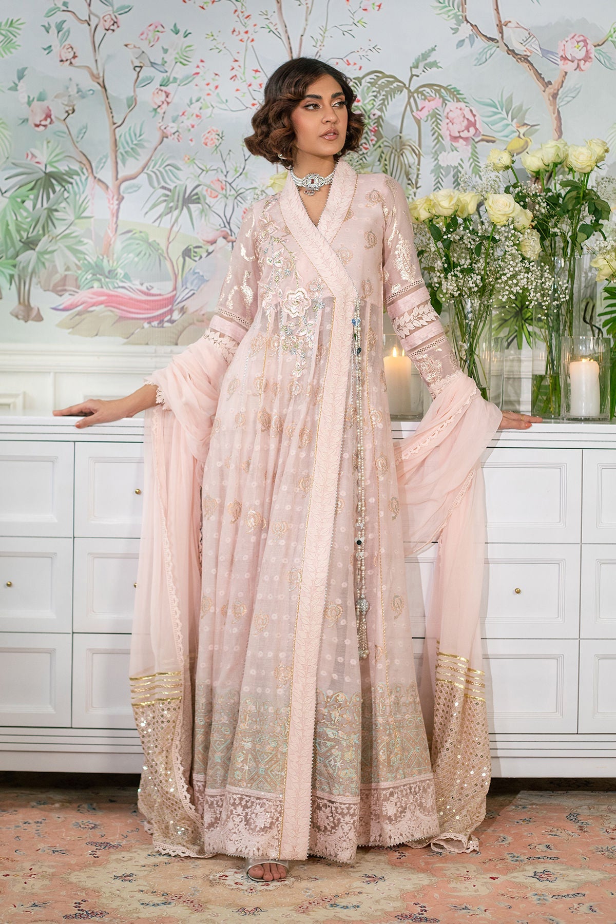 Annus Abrar | Sehr Eid Luxe | Nadi Blush by Annus Abrar - Designer Dress - Type: Ladies Clothes - Available at Libayah - 100% Original