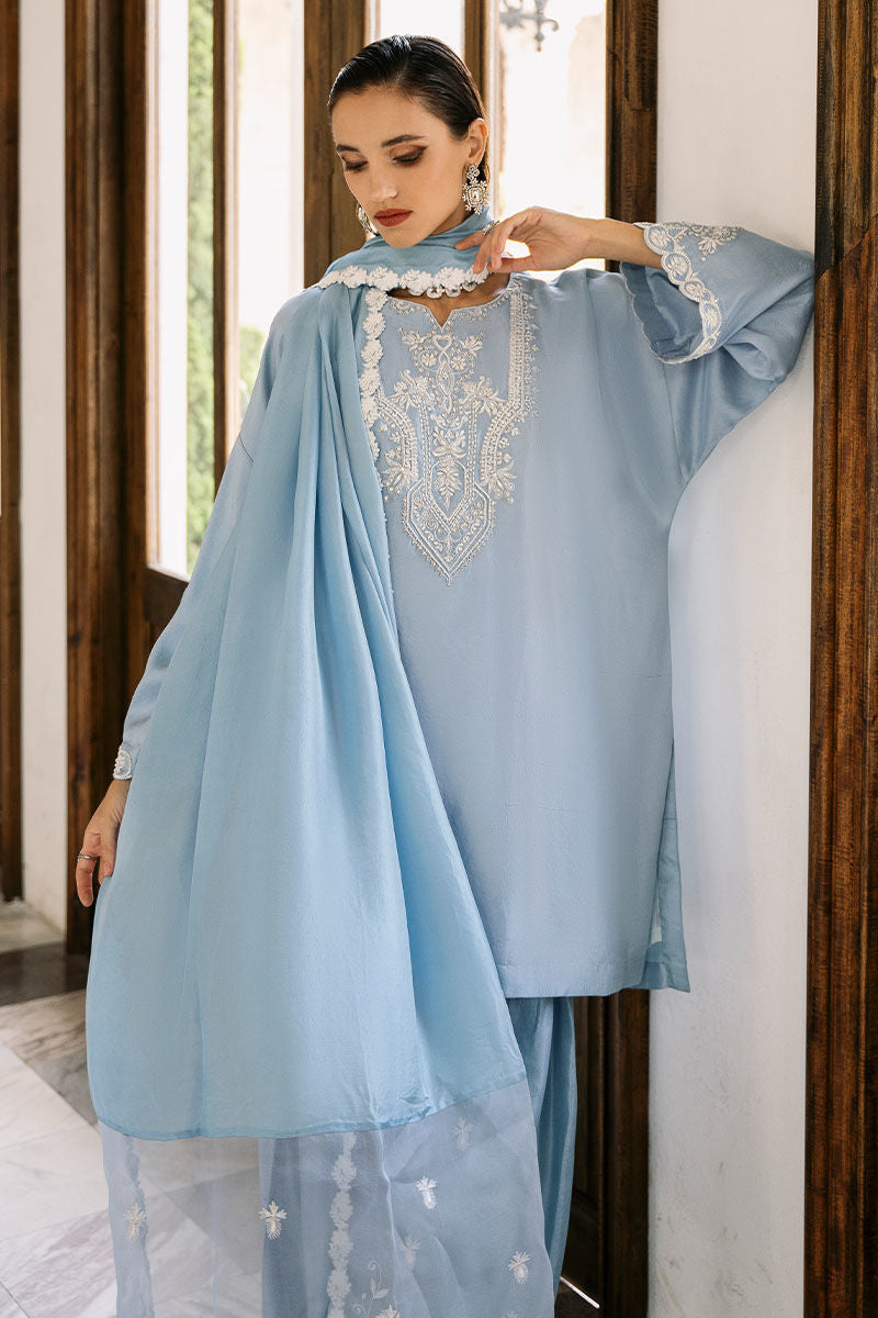 Ansab Jahangir | Luxe Pret Signature | Delphinium by Ansab Jahangir - Designer Dress - Type: Luxury - Available at Libayah - 100% Original