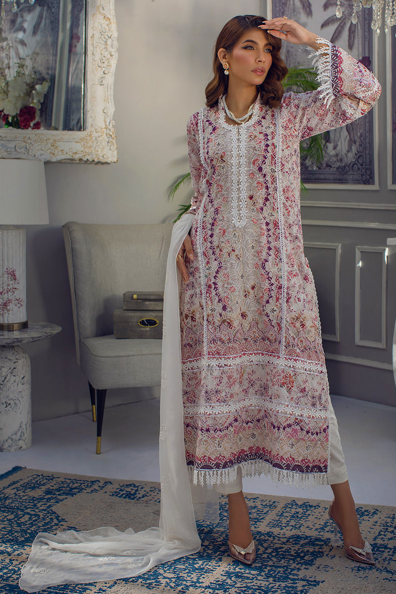Ansab Jahangir | Chikankari | CAMELLIA by Ansab Jahangir - Designer Dress - Type: Ladies Clothes - Available at Libayah - 100% Original