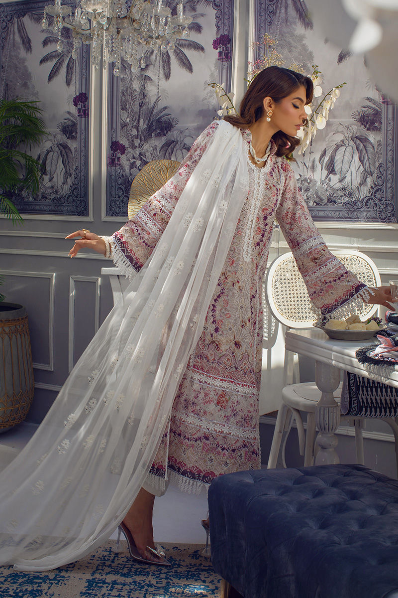 Ansab Jahangir | Chikankari | CAMELLIA by Ansab Jahangir - Designer Dress - Type: Ladies Clothes - Available at Libayah - 100% Original