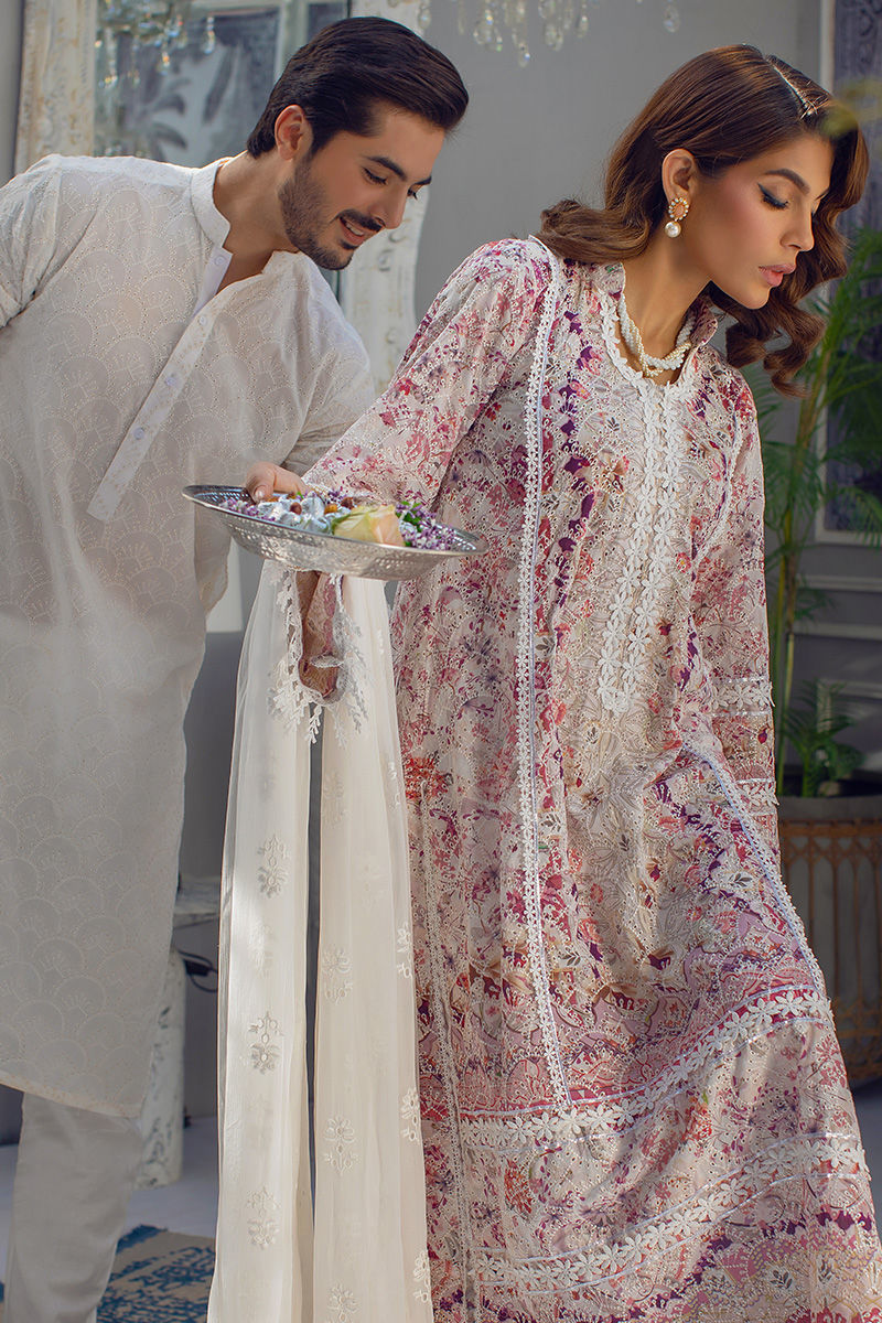 Ansab Jahangir | Chikankari | CAMELLIA by Ansab Jahangir - Designer Dress - Type: Ladies Clothes - Available at Libayah - 100% Original