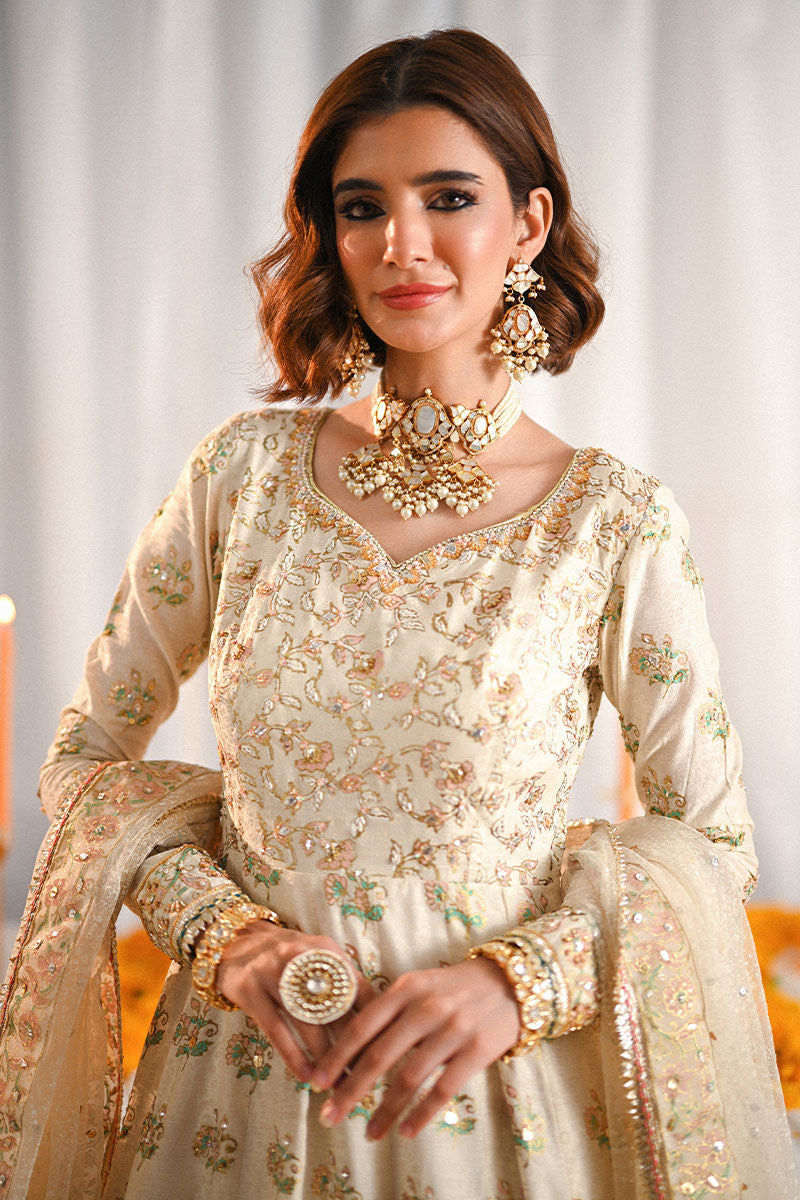 Ansab Jahangir | Marigold and Gota Formals | ASHAL by Ansab Jahangir - Designer Dress - Type: Ladies Clothes - Available at Libayah - 100% Original