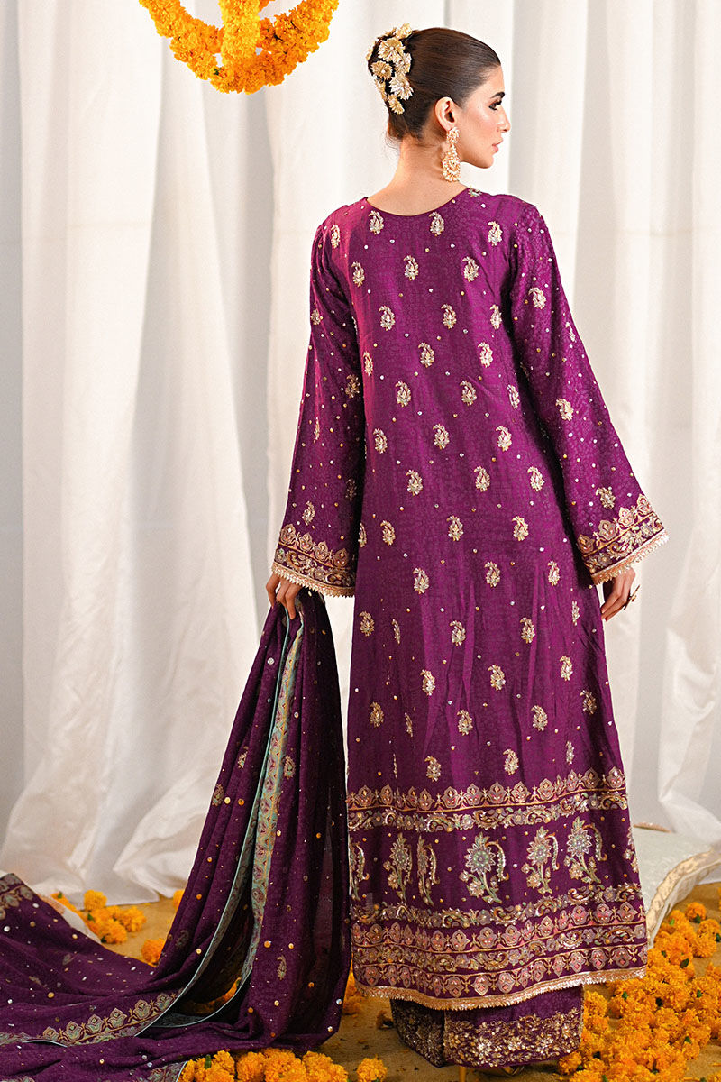 Ansab Jahangir | Marigold and Gota Formals | ABEER by Ansab Jahangir - Designer Dress - Type: Ladies Clothes - Available at Libayah - 100% Original
