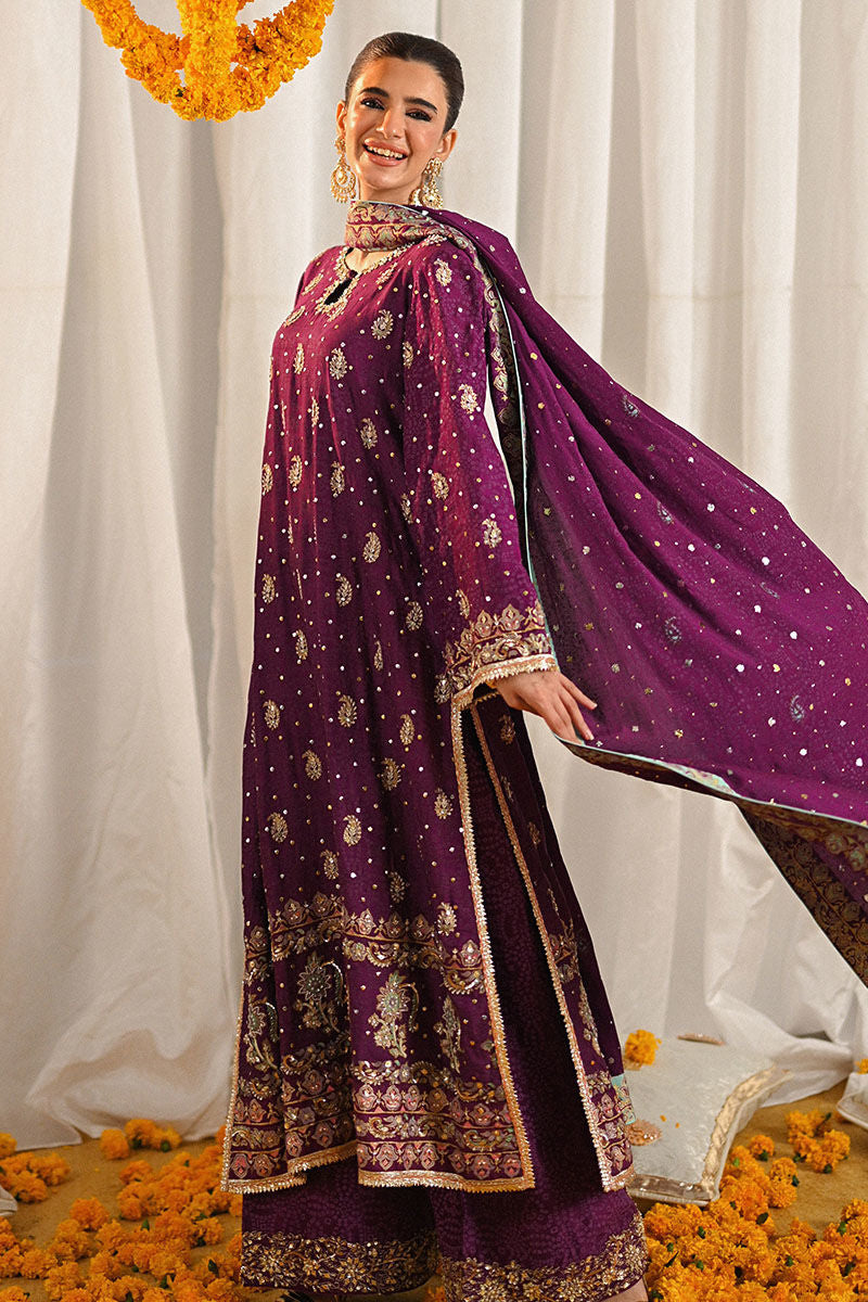 Ansab Jahangir | Marigold and Gota Formals | ABEER by Ansab Jahangir - Designer Dress - Type: Ladies Clothes - Available at Libayah - 100% Original