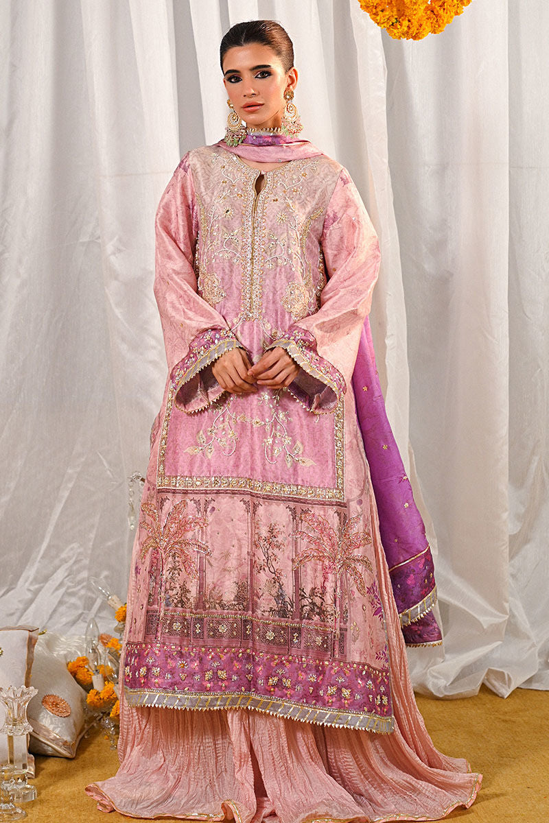 Ansab Jahangir | Marigold and Gota Formals | MOMINA by Ansab Jahangir - Designer Dress - Type: Ladies Clothes - Available at Libayah - 100% Original
