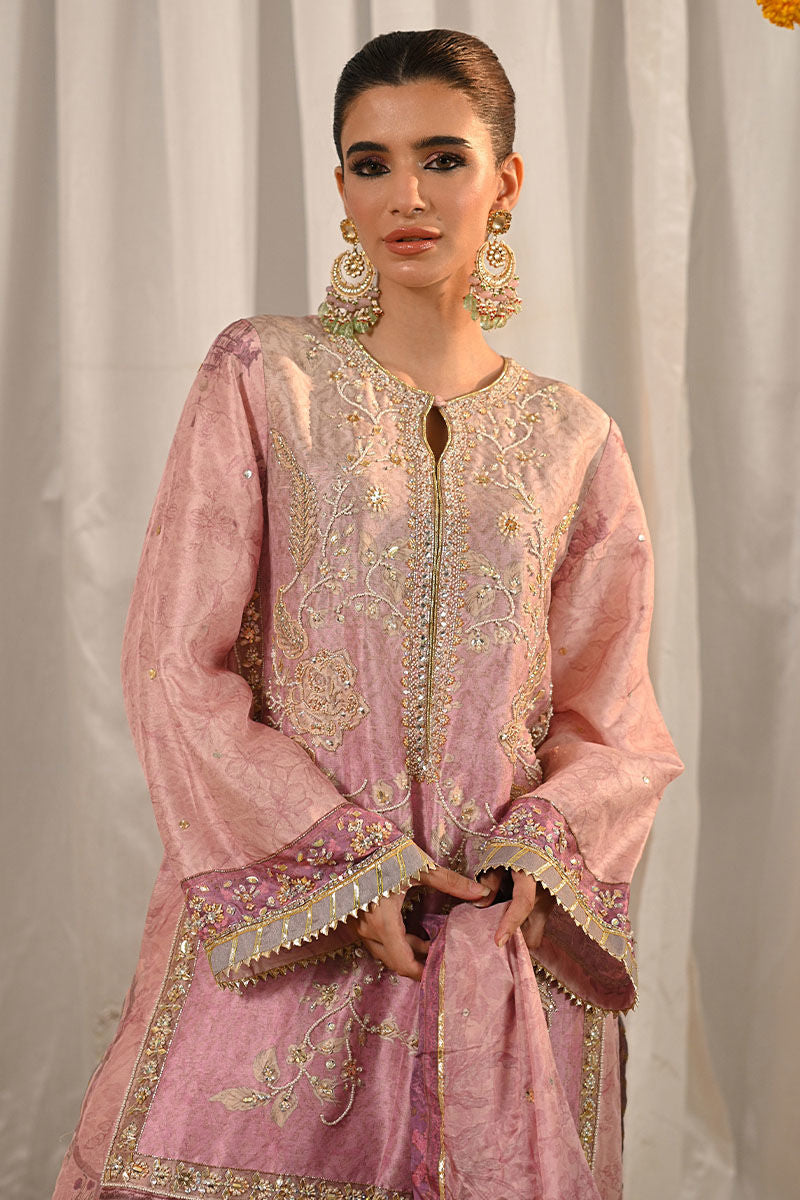 Ansab Jahangir | Marigold and Gota Formals | MOMINA by Ansab Jahangir - Designer Dress - Type: Ladies Clothes - Available at Libayah - 100% Original