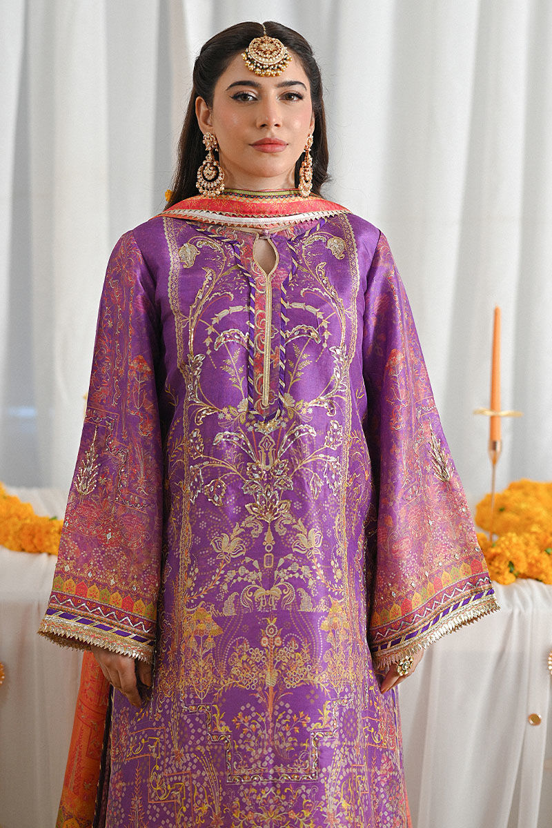 Ansab Jahangir | Marigold and Gota Formals | WANIA by Ansab Jahangir - Designer Dress - Type: Ladies Clothes - Available at Libayah - 100% Original